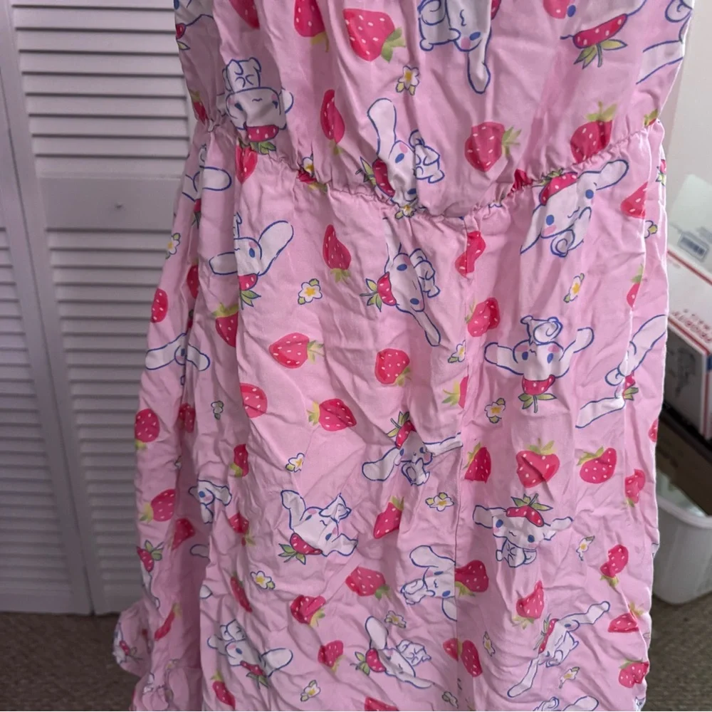 Sanrio Pink and White Sleeveless Sundress - Picture 3 of 5